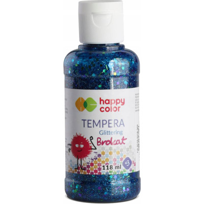 Farby temperowe Happy Color niebieski 1 szt. 118 ml | Mój sklep