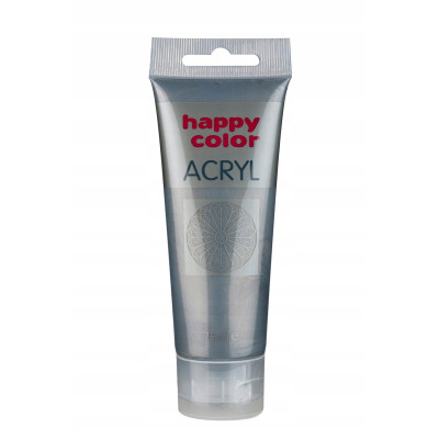 Farby akrylowe Happy Color 1 szt. x 75 ml - róż metaliczny | Mój sklep