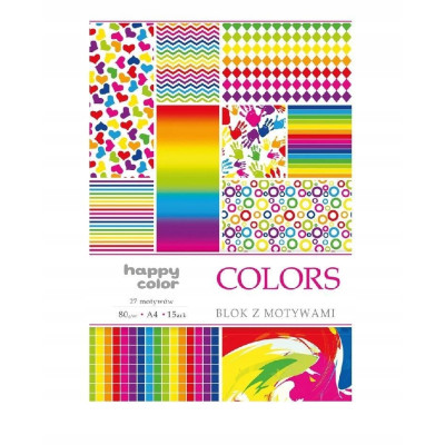 Blok z motywami A4 Happy Color | Mój sklep