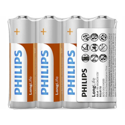 Bateria cynkowo-węglowa Philips AA (R6) 4 szt. | Mój sklep