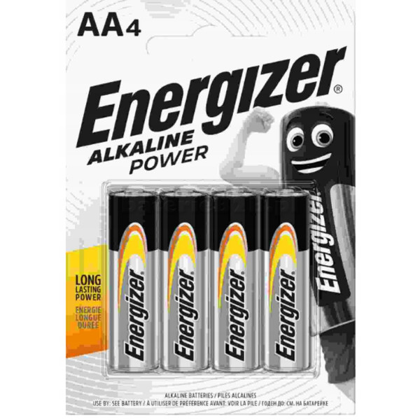 Baterie alkaliczne Energizer AA (R6) 4 szt.