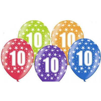 balony cyferki na dziesiąte urodziny 10 | Mój sklep