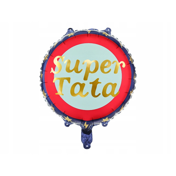 Balon foliowy Super Tata, 45 cm,