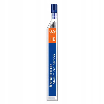 Wkład do ołówka Staedtler czarny 0.9MM HB, 12 Sztuk | Mój sklep