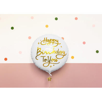 BALON FOLIOWY HAPPY BIRTHDAY 35CM URODZINY-5984 | Mój sklep