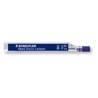 Wkład do ołówka Staedtler czarny 0.7MM HB, 12 Sztuk | Mój sklep