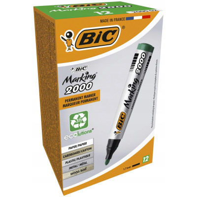 Marker permanentny zielony BIC 1 szt. | Mój sklep