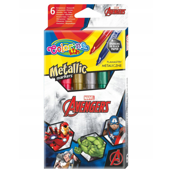 Flamastry Avengers Colorino 6 szt.