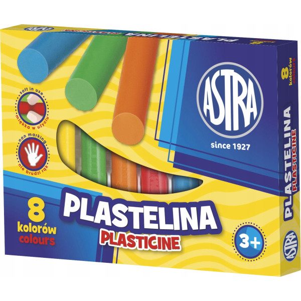 Plastelina Astra 8 szt.