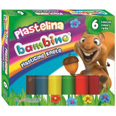 Plastelina Bambino 6 szt. | Mój sklep