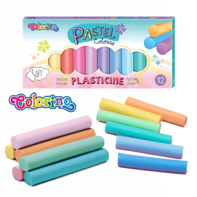 Plastelina Colorino PASTEL 12 szt. | Mój sklep