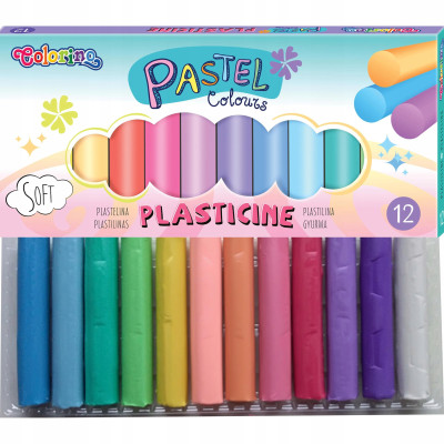 Plastelina Colorino PASTEL 12 szt. | Mój sklep