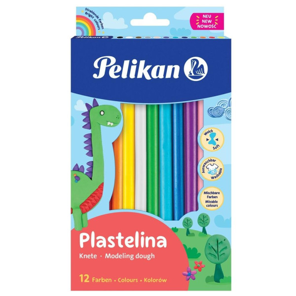 Plastelina Pelikan 12 szt.