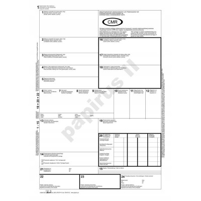 List przewozowy CMR Papirus II 623 PI | Mój sklep