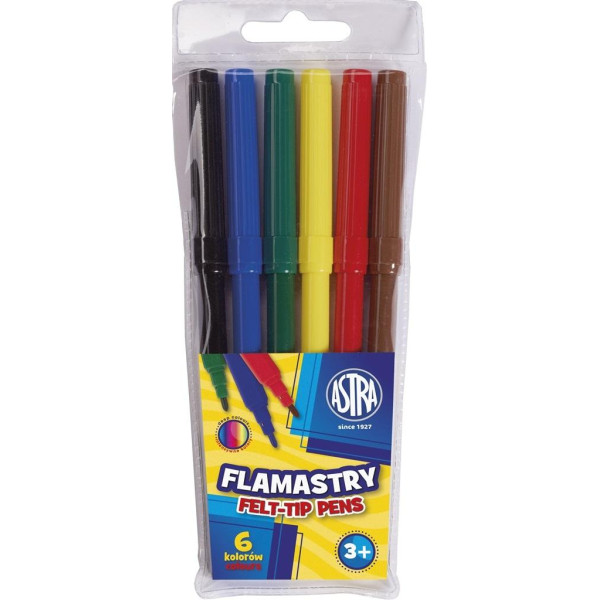 Flamastry Astra 6 szt.