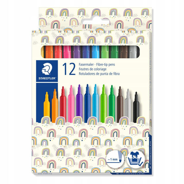 Marker permanentny różne kolory Staedtler 12 szt.