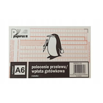 Polecenie przelewu Papirus 101596 | Mój sklep