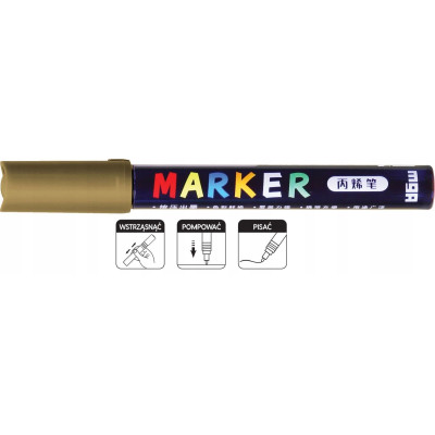 Marker akrylowy M&G APL976D999 złoty | Mój sklep