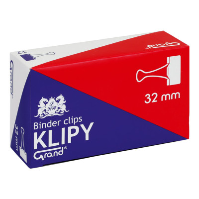 Klipy Grand 32 mm czarne 12 szt. | Mój sklep