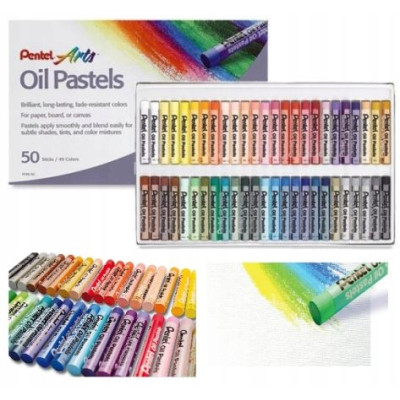 Kredki pastelowe Pentel 50 szt. | Mój sklep