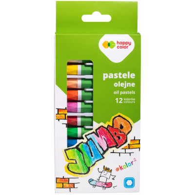 Kredki pastelowe Happy Color 12 szt. | Mój sklep