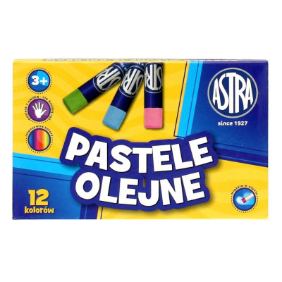 Kredki pastelowe Astra 12 szt. | Mój sklep