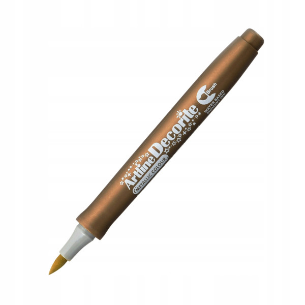 Marker dekoracyjny złoty metaliczny Brush Artline 1 szt.