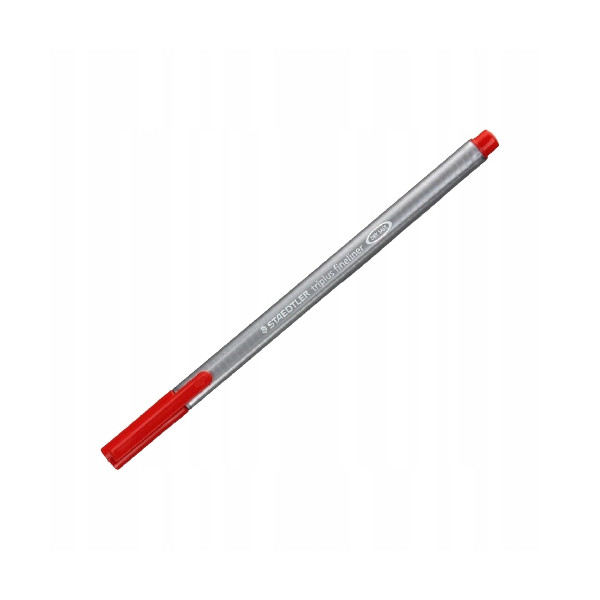 Cienkopis kreślarski Staedtler 10 szt. 0,3 mm CZERWONY