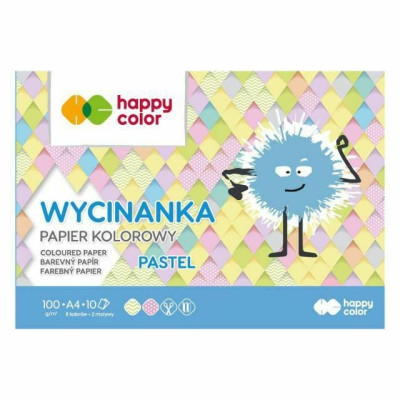 Papier kolorowy A4 Happy Color 10 arkuszy 1 g/m² | Mój sklep