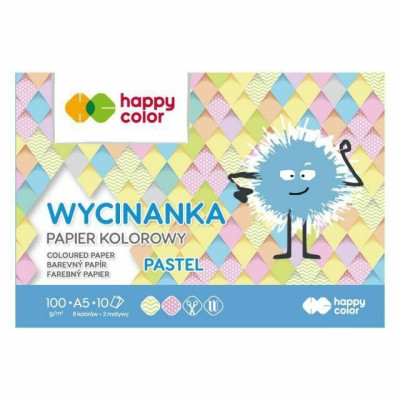 Wycinanka A5 Happy Color 10 arkuszy 1 g/m² | Mój sklep