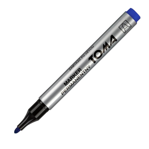 Marker permanentny niebieski pastelowy Toma 1 szt.
